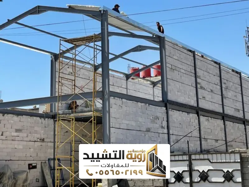 هناجر الدمام | تركيب وتفصيل مستودعات حديد وساندوتش بانل احترافية